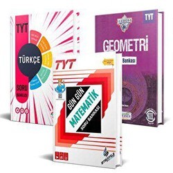 BKM Kitap TYT Türkçe - Matematik - Geometri Soru Bankası 3`lü Set - BKM Kitap