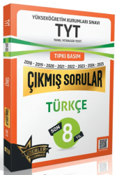 TYT Türkçe Son 8 Yıl Çıkmış Sorular 2018-2025 - Liderler Karması Yayınları