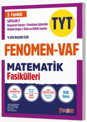 TYT VAF Matematik Sayılar 2 Fasikülleri - 1