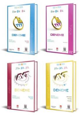 Üç Dört Beş TYT - AYT Matematik Türkçe Deneme Seti - 1