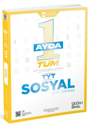 2026 1 Ayda Tüm TYT Sosyal Soru Bankası - 1