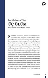 Üç Ölüm - Turkuvaz Kitap