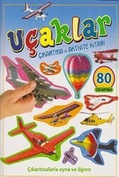 Uçaklar - Çıkartma ve Aktivite Kitabı - Parıltı Yayınları