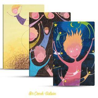 Üçlü Çizgili Defter Seti Bir Çocuk: Gülsün - 1