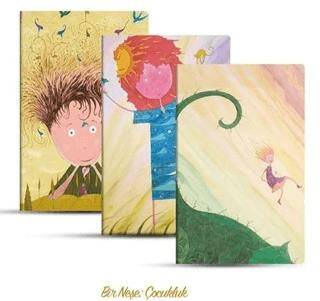 Üçlü Çizgili Defter Seti Bir Neşe: Çocukluk - 1