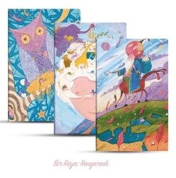 Üçlü Çizgili Defter Seti Bir Rüya: Rengarenk - Vak Vak Yayınları