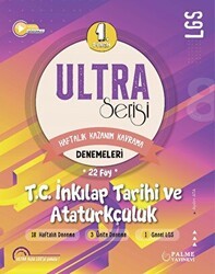Ultra Serisi LGS 1. Dönem TC. İnkilap Tarihi Ve Atatürkçülük Denemeleri - Palme Yayınları