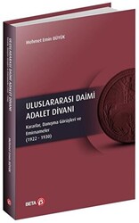 Uluslararası Daimi Adalet Divanı - Beta Yayınevi