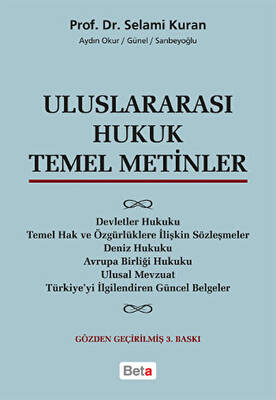 Uluslararası Hukuk Temel Metinler - 1