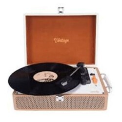 Umie Vintage Um-P353 Pikap Bluetooth`Lu 3.5Mm Auxın&Rcao Destekli Müzik Kutusu - Hytech