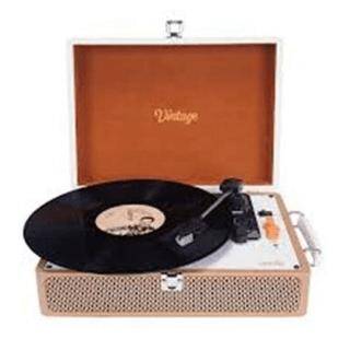 Umie Vintage Um-P353 Pikap Bluetooth`Lu 3.5Mm Auxın&Rcao Destekli Müzik Kutusu - 1