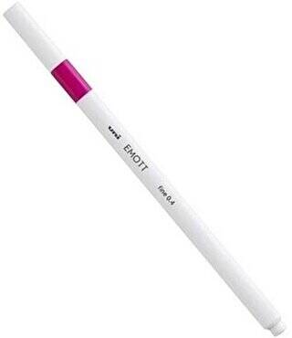 Uni Emott 0.4 Fine Akrilik Uçlu Kalem Pembe - 1