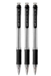 Uni Laknock Fine 0.7 Mekanik Tükenmez Kalem 3Lü Siyah Sn-100 07-3P Siyah - Uniball