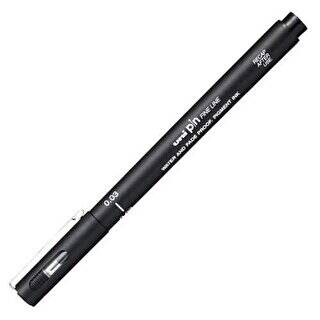 Uni Pin 0.03 Fine Line Akrilik Uçlu Kalem Siyah Pın003-200 - 1