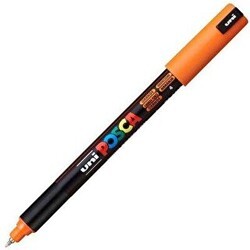 Uni Posca 0.7 Su Bazlı Poster Markörü Turuncu Pc-1Mr - Uniball