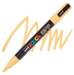 Uni Posca 0.9-1.3 Su Bazlı Boyama Markörü Kayısı N PC-3M - Uniball