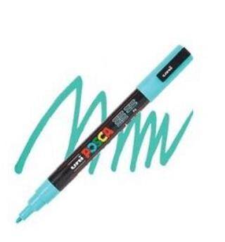 Uni Posca 0.9-1.3 Su Bazlı Boyama Markörü Su Yeşili N PC-3M - 1