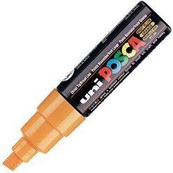 Uni Posca 8.0 Su Bazlı Poster Markörü Parlak Sarı Pc-8K - Uniball