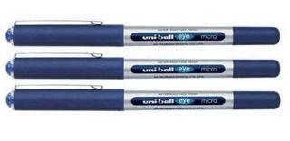 Uniball Eye Micro 0.5 Roller Kalem 3Lü Mavi Ub-150-3P Mavi - 1