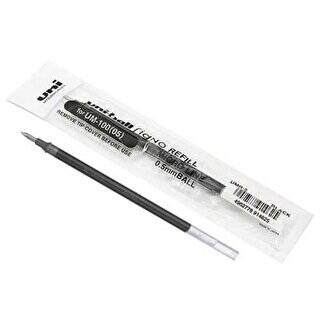 Uniball Sıgno Micro 0.5 Jel Kalem Yedeği Siyah Umr-5N - 1