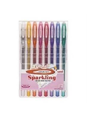 Uniball Signo Sparkling 1.0 Jel Kalem 8Li Set - 1
