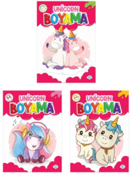 Unicorn Boyama Seti 3 Kitap - Dokuz Çocuk