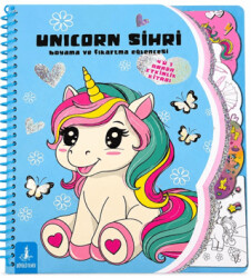 Unicorn Sihri - Boyama ve Çıkartma Eğlencesi - Büyülü Fener Yayınları