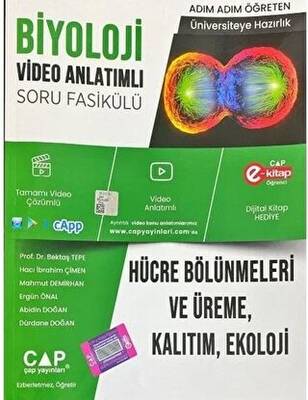 Üniversite Hazırlık Biyoloji Hücre Bölünmeleri ve Üreme Kalıtım Ekoloji - 1