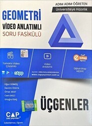 Çap Yayınları Üniversite Hazırlık Geometri Video Anlatımlı Soru Fasikülü - Üçgenler - Çap Yayınları