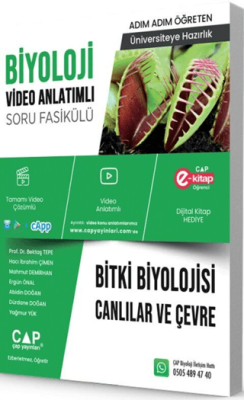 Üniversiteye Hazırlık Biyoloji Bitki Biyolojisi Canlılar ve Çevre Soru Fasikülü - 1