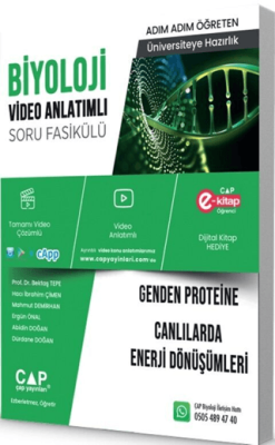 Üniversiteye Hazırlık Biyoloji Genden Proteine Canlılarda Enerji Dönüşümleri Soru Fasikülü - 1