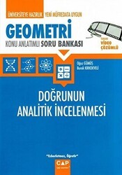 Çap Yayınları Üniversiteye Hazırlık Geometri Doğrunun Analitik İncelenmesi Konu Anlatımlı Soru Bankası - Çap Yayınları