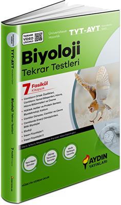 Üniversiteye Hazırlık TYT AYT Biyoloji Tekrar Testleri - 1
