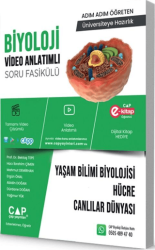 Üniversiteye Hazırlık Yaşam Bilimi Biyolojisi Hücre ve Canlılar Dünyası Soru Fasikülü - Çap Yayınları