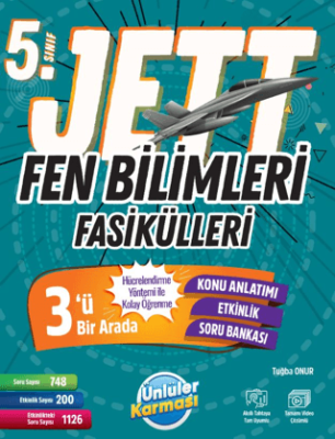 Ünlüler Karması 5. Sınıf Jett Fen Bilimleri Fasikülleri - 1