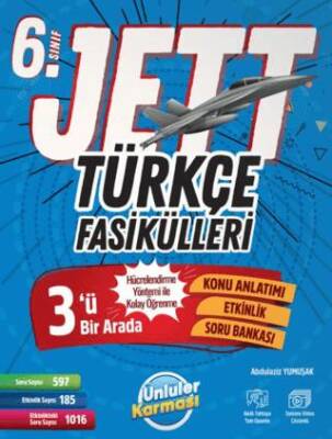 Ünlüler Karması 6. Sınıf Türkçe Jett Fasikülleri - 1