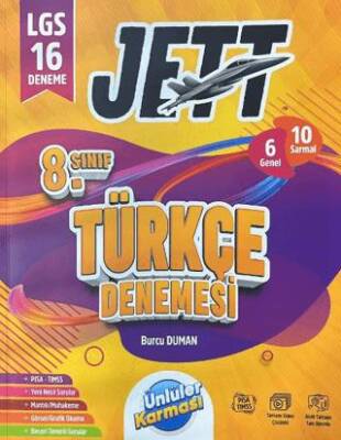 Ünlüler Karması 8. Sınıf Jett Türkçe 16 Deneme - 1