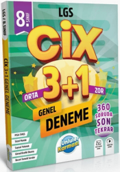 Ünlüler Karması 8. Sınıf LGS Cix 3 + 1 Genel Deneme - Ünlüler Karması