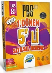 Ünlüler Karması 8. Sınıf LGS Sayısal 1. Dönem Pro JETT 5 li Deneme - 1