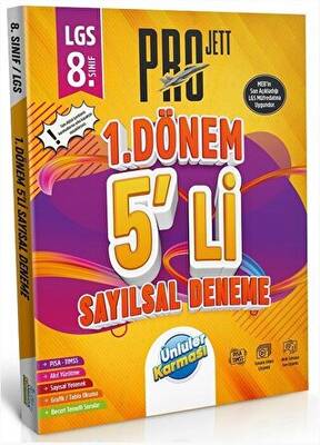 Ünlüler Karması 8. Sınıf LGS Sayısal 1. Dönem Pro JETT 5 li Deneme - 1