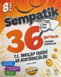 8. Sınıf T.C İnkılap Tarihi ve Atatürkçülük 36 Haftalık Kazanım Denemeleri - Ünlüler Karması