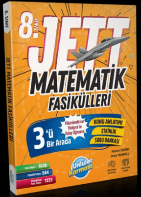 Ünlüler Karması 8.Sınıf Jett Matematik Fasiküller Soru Bankası - 1