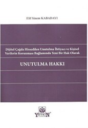 Unutulma Hakkı - Yetkin Yayınları