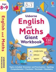 Usborne English and Maths Giant Workbook 8-9 - Usborne