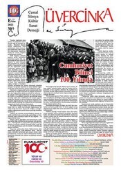 Üvercinka Dergisi: 107 - 108 - Eylül Ekim 2023 - Üvercinka Dergisi