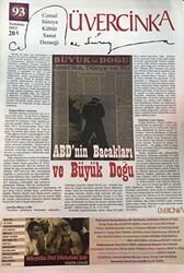 Üvercinka Dergisi Sayı: 93 - Temmuz 2022 - Üvercinka Dergisi