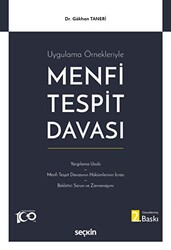 Uygulama Örnekleriyle - Menfi Tespit Davası - Seçkin Yayıncılık
