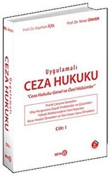 Uygulamalı Ceza Hukuku Cilt: 1 - Beta Yayınevi