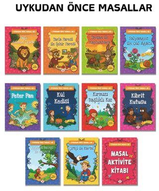 Uykudan Önce Masallar Seti 10 Kitap +1 Aktivite Takım - 1