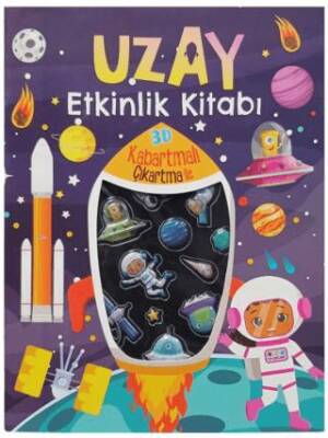 Uzay Etkinlik Kitabı Kabartmalı Çıkartmalı - 1